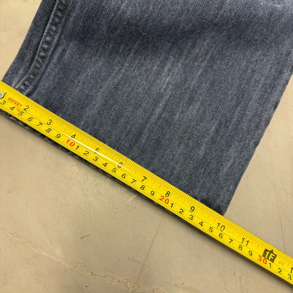 2000s y2k express relaxed fit straight leg jeans